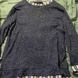 worn lightly loose fitting blouse